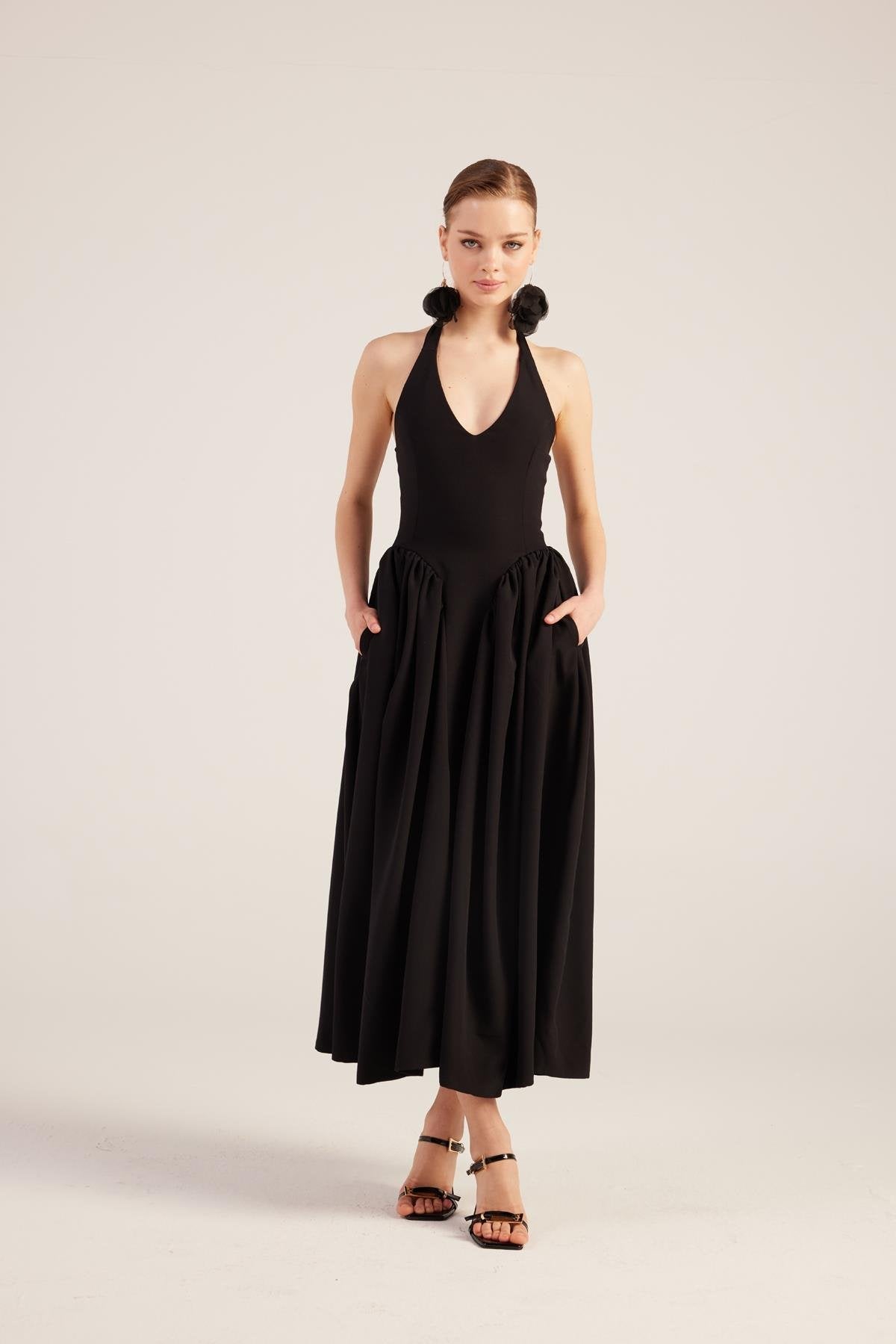 Ophelia Women's Princess Style Off-the-Shoulder Maxi Dress