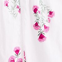 Women's Floral-Print Pull-On Midi Skirt