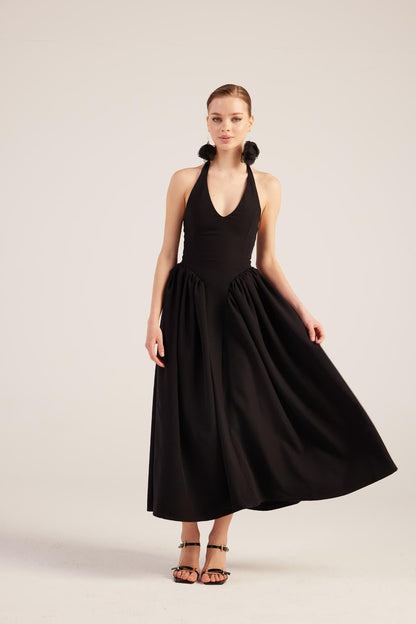 Ophelia Women's Princess Style Off-the-Shoulder Maxi Dress