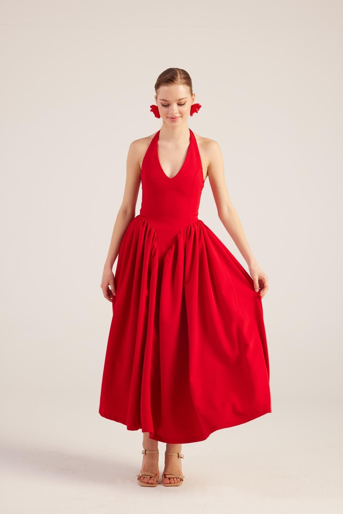 Ophelia Women's Princess Style Off-the-Shoulder Maxi Dress