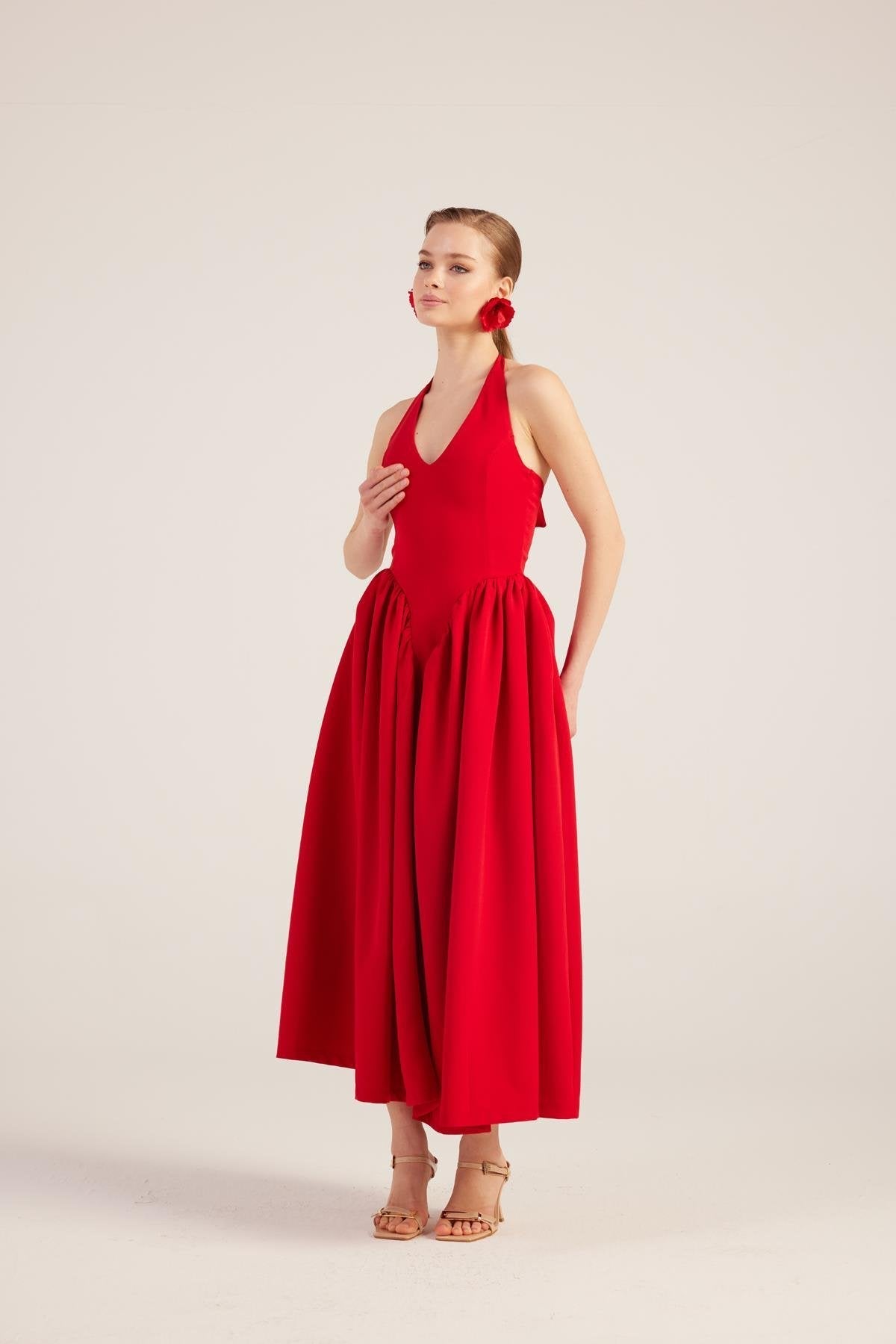 Ophelia Women's Princess Style Off-the-Shoulder Maxi Dress