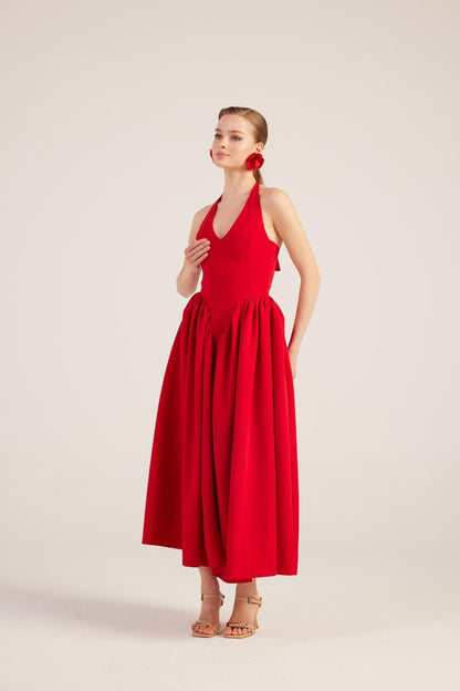 Ophelia Women's Princess Style Off-the-Shoulder Maxi Dress