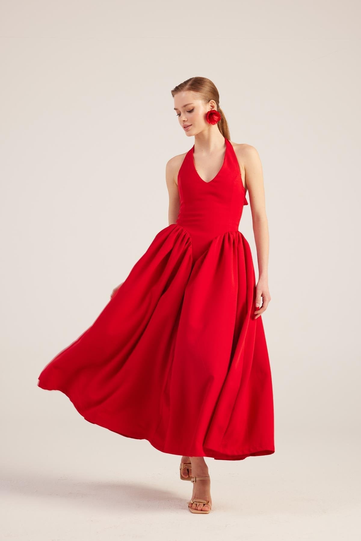 Ophelia Women's Princess Style Off-the-Shoulder Maxi Dress
