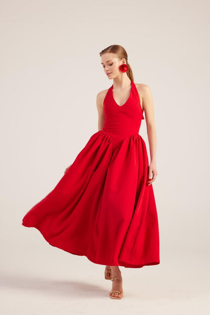 Ophelia Women's Princess Style Off-the-Shoulder Maxi Dress